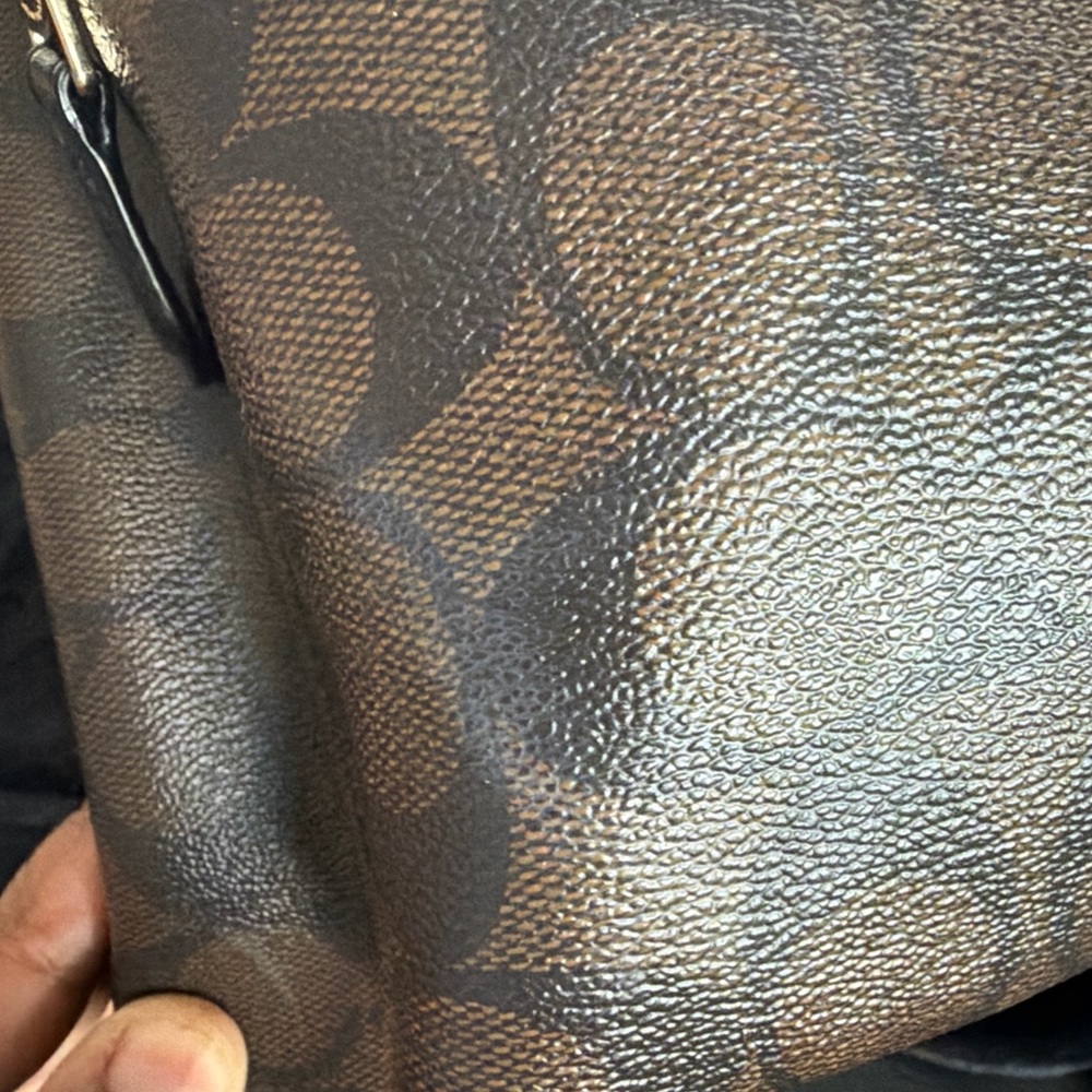 Coach Signature Brown Backpack and Wallet - Picture 6 of 16